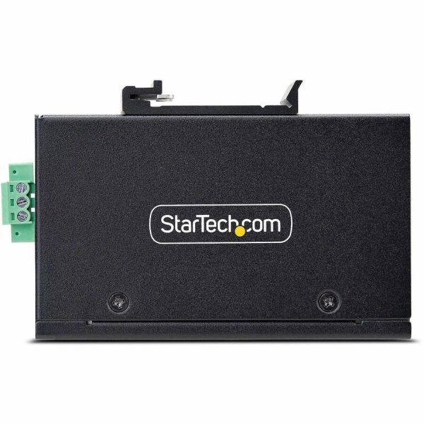 StarTech.com 5-Port Unmanaged Industrial Network Switch, 10/100/1000 Ethernet, DIN Rail/Wall-Mount, IP30 Rated, -40F-167F, 9~60V DC, TAA - Image 5