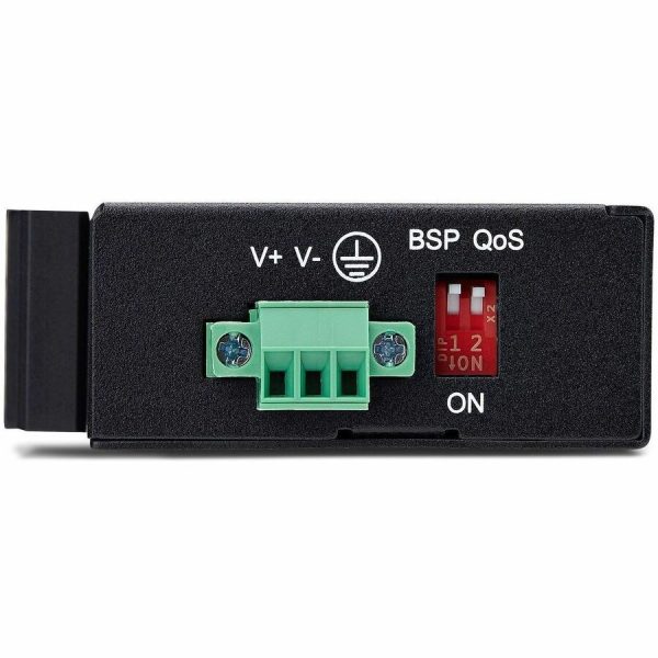 StarTech.com 5-Port Unmanaged Industrial Network Switch, 10/100/1000 Ethernet, DIN Rail/Wall-Mount, IP30 Rated, -40F-167F, 9~60V DC, TAA - Image 7