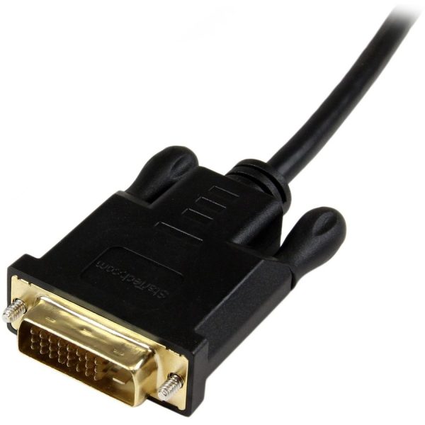 StarTech.com 6ft Mini DisplayPort to DVI Cable, Active Mini DP to DVI-D Adapter/Converter Cable, 1080p Video, mDP to DVI Monitor/Display - Image 2