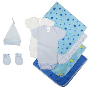 Essential Newborn Baby Boy 8 Piece  Set Ls_0006