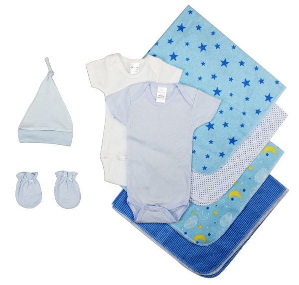 Essential Newborn Baby Boy 8 Piece  Set Ls_0006