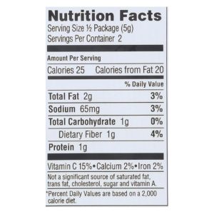 Gimme Organic Seaweed Chips - Sea Salt - Case of 12 - 0.35 oz.