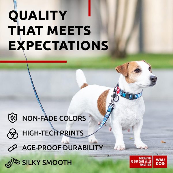 WAUDOG Nylon Dog Leash for Small Dogs and Medium Dogs 4 Ft   Strong Dog Leash for Large Dogs   Heavy Duty Dog Leashes for Large Breed Dogs & Puppy Leash for Small Boy & Girl Dogs - Image 4