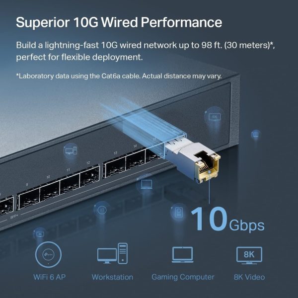 TP-Link TL-SM5310-T -10GBase-T RJ45 SFP+ Module - Image 8