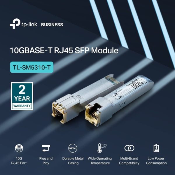 TP-Link TL-SM5310-T -10GBase-T RJ45 SFP+ Module - Image 9
