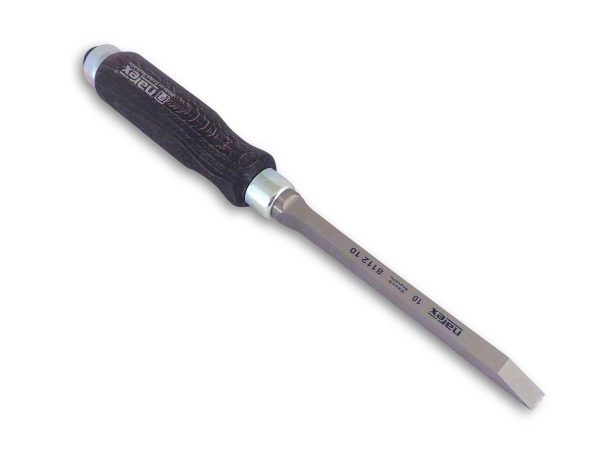 Czech Steel Professional Woodworking Cabinetmakers Mortise Chisel with Stained European Beech Wood Handle Sizes from 4 mm to 12 mm 811205 811212 (10 mm   3 8 )