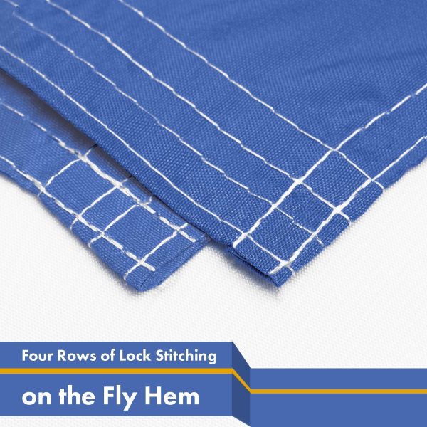G128 3 Pack: Minnesota MN State Flag | 3x5 Ft | LiteWeave Pro Series Printed 150D Polyester | Indoor/Outdoor, Vibrant Colors, Brass Grommets, Thicker and More Durable Than 100D 75D Polyester - Image 5