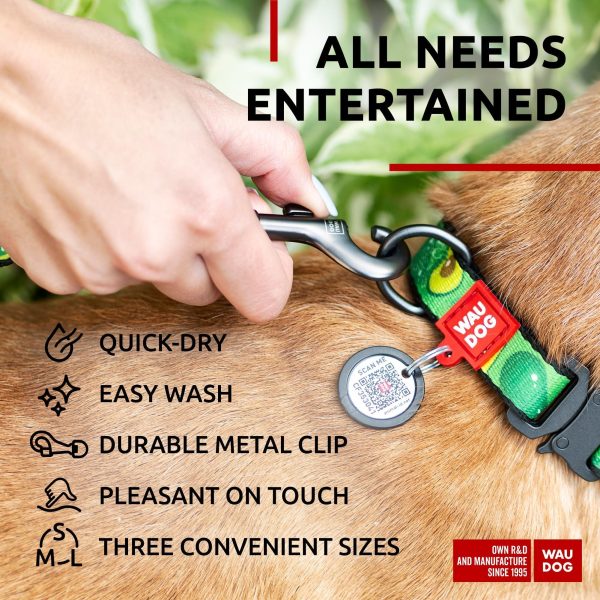 WAUDOG Nylon Dog Leash for Small Dogs and Medium Dogs 4 Ft   Strong Dog Leash for Large Dogs   Heavy Duty Dog Leashes for Large Breed Dogs & Puppy Leash for Small Boy & Girl Dogs - Image 5