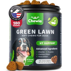 Grass Burn Spot Chews for Dogs   Dog Urine Neutralizer for Lawn   Grass Savers for Dog Urine   Dog Pee Lawn Spot Saver Caused by Dog Urine   Grass Treatment Rocks   Probiotics Enzymes & Multivitamins