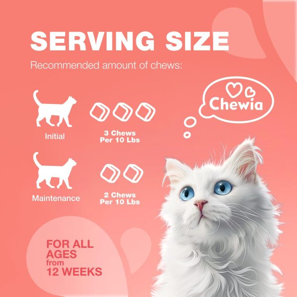 Flea Treatment for Cats   Daily Oral Cat Flea and Tick Treatment Chews   Chewable Kitten Flea Treatment   Soft Treats for All Breeds & Ages   Natural Chicken Flavor Flea and Tick Supplement for Cats - Image 8