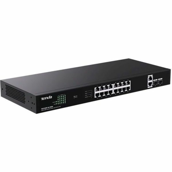 Tenda 18GE+2SFP Ethernet Switch With 16-Port PoE - Image 2