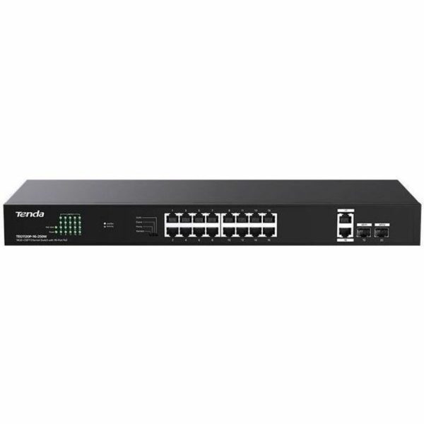 Tenda 18GE+2SFP Ethernet Switch With 16-Port PoE - Image 4