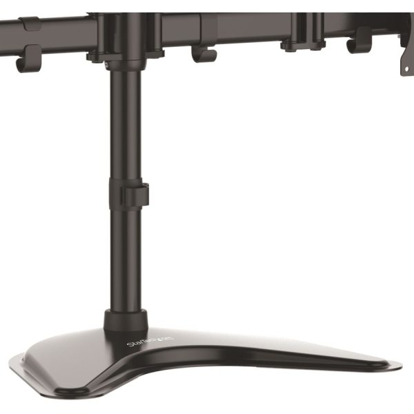 StarTech.com Quad Monitor Stand, Crossbar, Steel, Monitors up to 27" (17.6lb/8kg), VESA Monitor, Computer Monitor Stand, Monitor Arm - Image 2