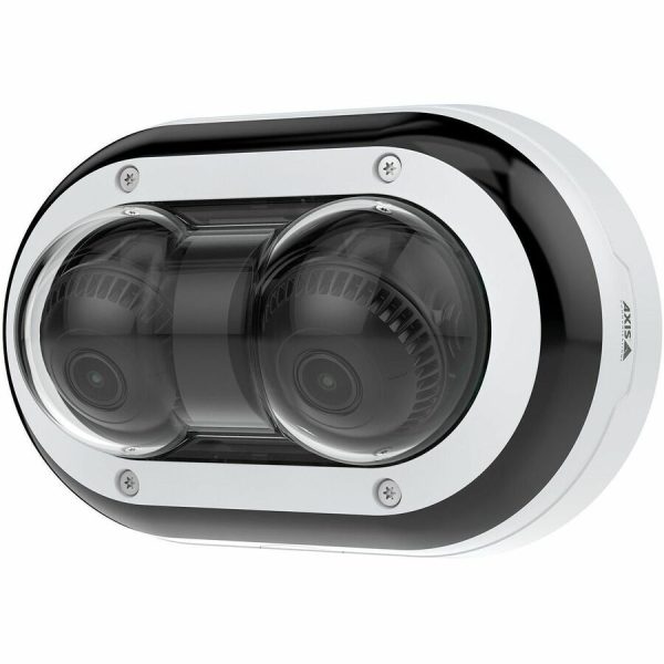 AXIS P4708-PLVE 8 Megapixel Outdoor 4K Network Camera - Color - Dome - Black - TAA Compliant