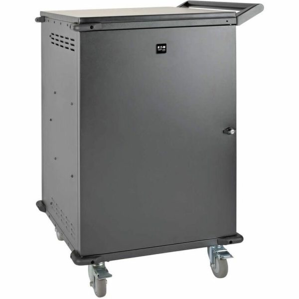 Eaton Tripp Lite Series 42-Device AC Mobile Charging Cart - Laptops and Chromebooks, 120V, NEMA 5-15P, 10 ft. (3.05 m) Cord, Black