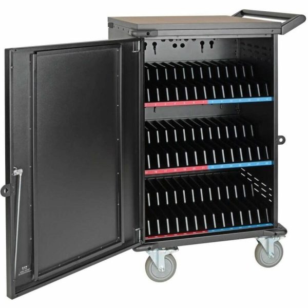 Eaton Tripp Lite Series 42-Device AC Mobile Charging Cart - Laptops and Chromebooks, 120V, NEMA 5-15P, 10 ft. (3.05 m) Cord, Black - Image 2