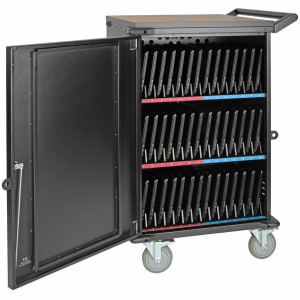 Eaton Tripp Lite Series 42-Device AC Mobile Charging Cart - Laptops and Chromebooks, 120V, NEMA 5-15P, 10 ft. (3.05 m) Cord, Black - Image 3