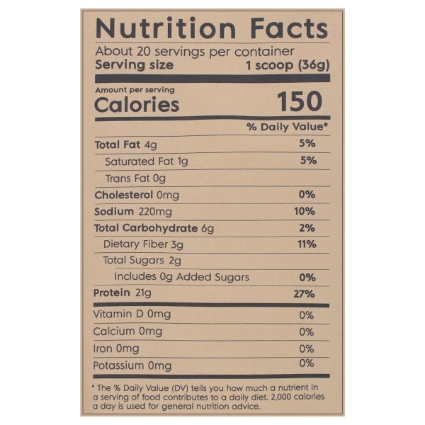 Truvani - Protein Powder Peanut Butter Chocolate - 1 Each-25.75 OZ - Image 2