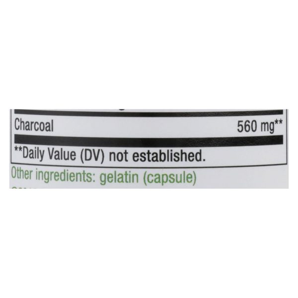 Nature's Way - Activated Charcoal - 280 mg - 100 Capsules - Image 2