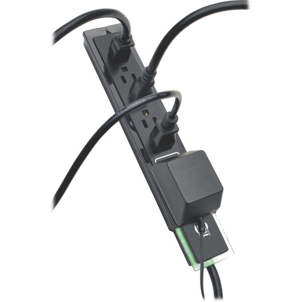 Eaton Tripp Lite Series Protect It! 6-Outlet Surge Protector, Right-Angle Plug, Side-Mount Switch, 1440 Joules, Tel/Modem Protection, 6 ft. (1.8 m) Cord, Black - Image 4