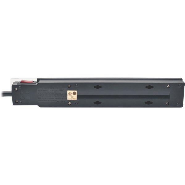 Eaton Tripp Lite Series Protect It! 6-Outlet Surge Protector, Right-Angle Plug, Side-Mount Switch, 1440 Joules, Tel/Modem Protection, 6 ft. (1.8 m) Cord, Black - Image 5