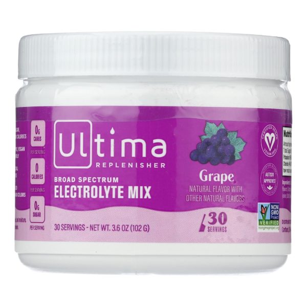 Ultima Replenisher - Electrolyte Mix Grape - EA of 1-3.8 OZ - Image 2