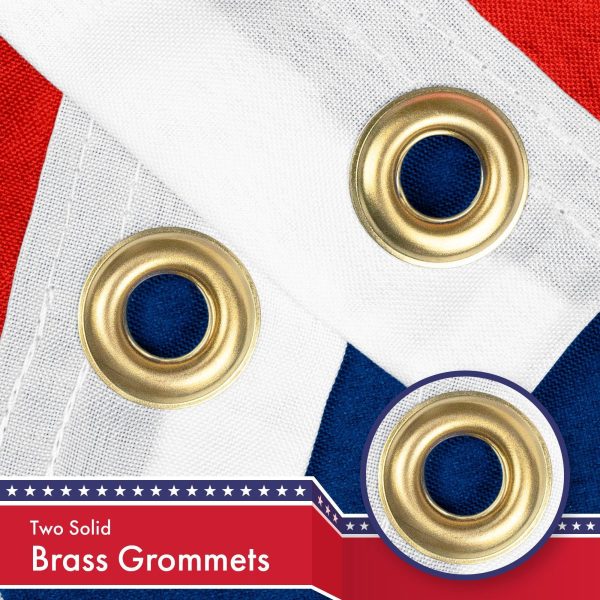 G128 Tennessee State Flag | 3x5 feet | Printed 150D, Indoor/Outdoor, Vibrant Colors, Brass Grommets, Quality Polyester, Much Thicker More Durable Than 100D 75D Polyester - Image 2