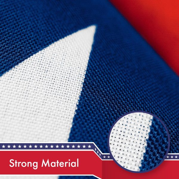 G128 Tennessee State Flag | 3x5 feet | Printed 150D, Indoor/Outdoor, Vibrant Colors, Brass Grommets, Quality Polyester, Much Thicker More Durable Than 100D 75D Polyester - Image 4