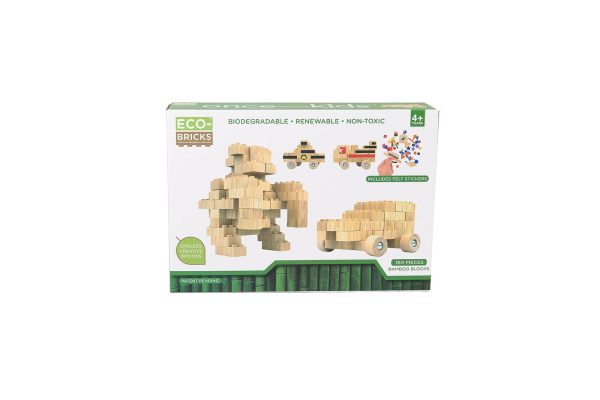 Eco-Bricks Bamboo Education Set 180pcs - Image 4