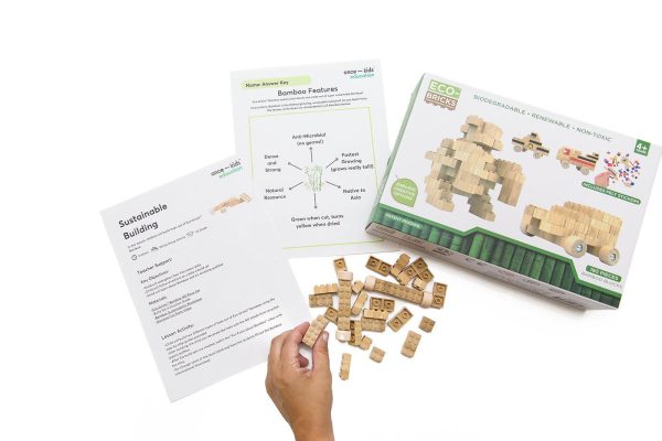 Eco-Bricks Bamboo Education Set 180pcs - Image 8