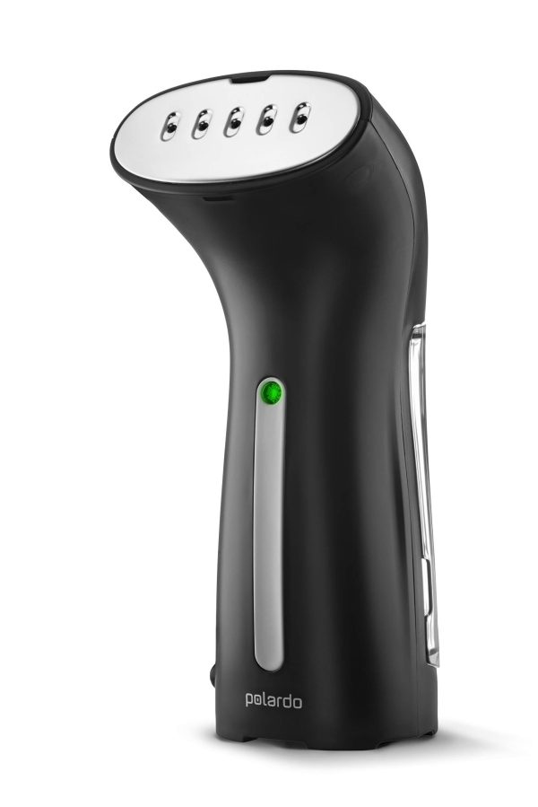 Steamer for Clothes Hand Held Portable Travel Garment Steamer Metal Steam Head 25s Heat Up Pump System Mini Size Handheld Steamer for Any Fabrics No Water Spitting 120V Black