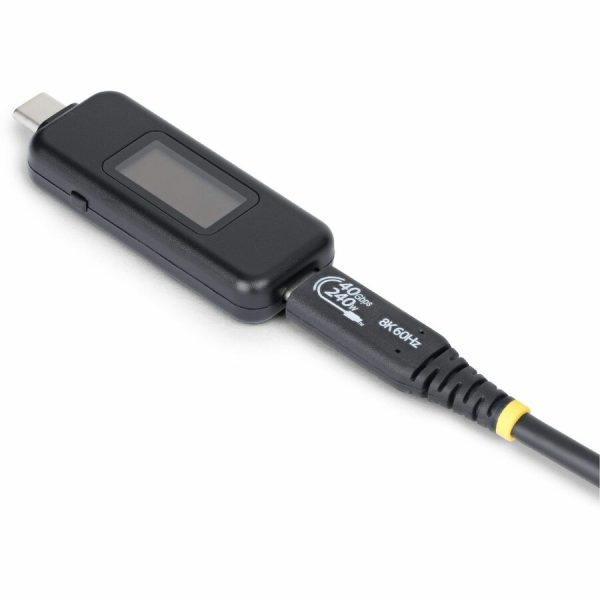 StarTech.com USB-C Power Tester, Bi-Directional Voltage/Current Multimeter, 240W PD EPR, Digital OLED, Portable USB-C Cable/Port Power Meter Tester - Image 5