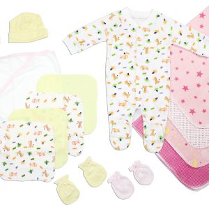 Newborn Baby Girls 17 Pc  Baby Shower Gift Set Ls_0101