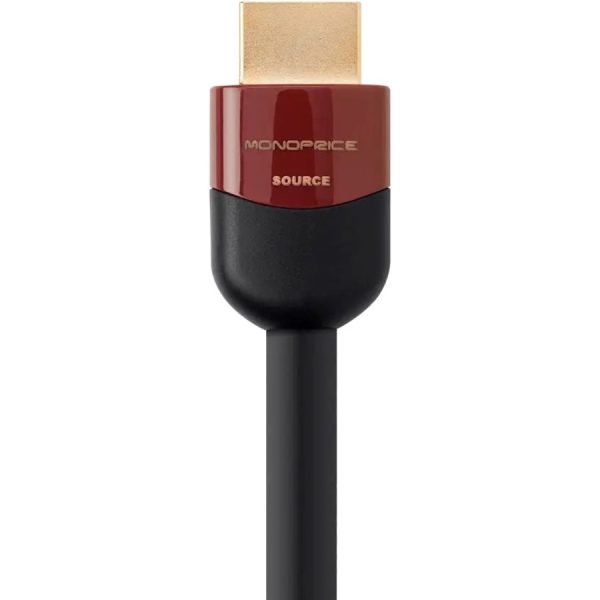 Monoprice 4K High Speed HDMI Cable 50ft - CL2 In Wall Rated 18Gbps Active Black - Image 2