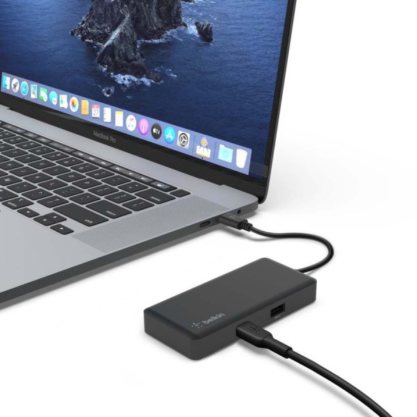 Belkin USB-C 5-in-1 Multiport Adapter, Laptop Docking Station, 4k HDMI, 86W Power Delivery - Works with Chromebook - Image 7