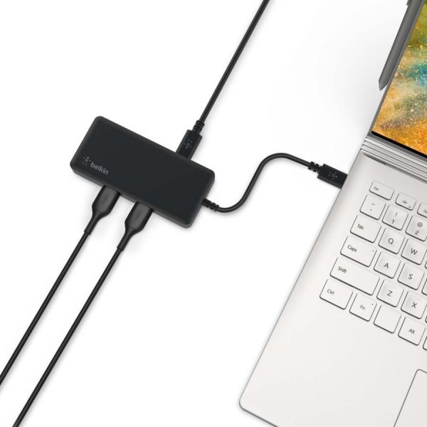 Belkin USB-C 5-in-1 Multiport Adapter, Laptop Docking Station, 4k HDMI, 86W Power Delivery - Works with Chromebook - Image 8