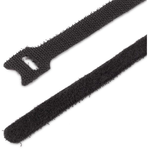 StarTech.com 6in Hook and Loop Cable Ties 50pk, Reusable Wire Straps, Adjustable & Flexible, Cord Organizer Tie/Wraps for Cable Management - Image 3
