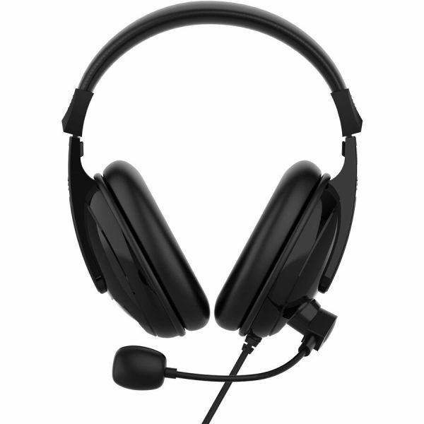 Morpheus 360 Basic Multimedia Stereo Headset - Adjustable Microphone - Lightweight Comfortable Design - Eco Leather Ear Cushions - HS3000S - Image 5