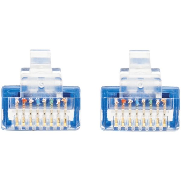 Eaton Tripp Lite Series Cat6 Gigabit Molded Ultra-Slim UTP Ethernet Cable (RJ45 M/M), Blue, 1 ft. (0.31 m) - Image 3