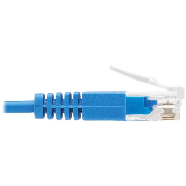 Eaton Tripp Lite Series Cat6 Gigabit Molded Ultra-Slim UTP Ethernet Cable (RJ45 M/M), Blue, 1 ft. (0.31 m) - Image 4