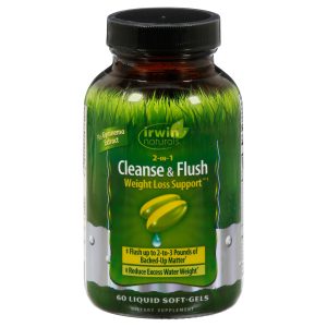 Irwin Naturals - Clns Flush 2in1 Wght Loss - EA of 1-60 SGEL