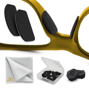 Eye Glasses Nose Pads Non Slip - 1 mm x 7 mm x 16mm Adhesive Glasses Nose Grip Non Slip - Silicone Eyeglass Nose Pads Soft Cushion - 6 Pairs Nose Grips - Glasses Accessories Anti-Slip