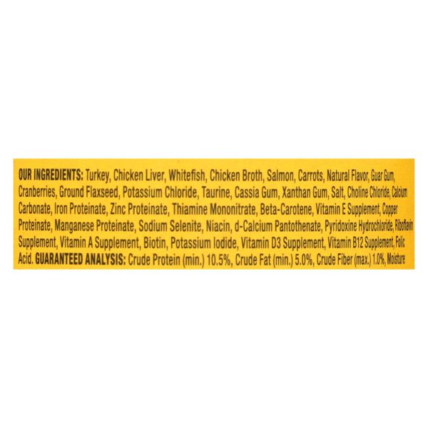 Wellness Pet Products Cat Food - Turkey and Salmon Recipe - Case of 24 - 3 oz. - Image 2