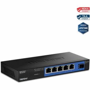 4 Port Gigabt Switch wSFP Slot