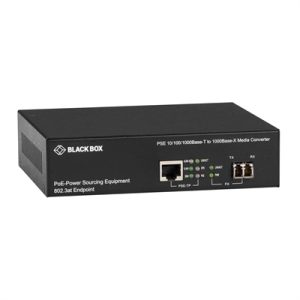Gb PoE MED CONV MM .3km LC