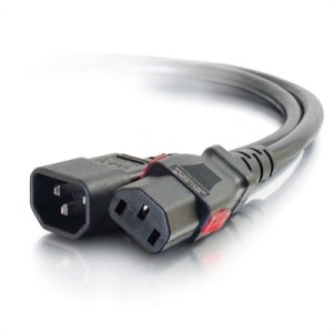 1ft Lockng C14 to C13 10A 250V