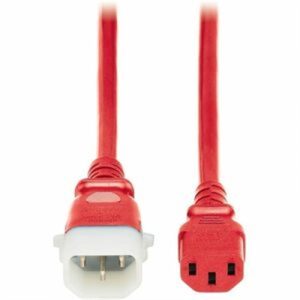 PWR CRD C13 TO C14 10FT 6PK RD