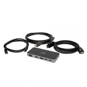 C2G USBC Dual Display Dock Kit