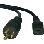 10ft AC Power Cord, C19/Lockin