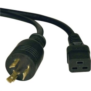 10ft AC Power Cord, C19/Lockin